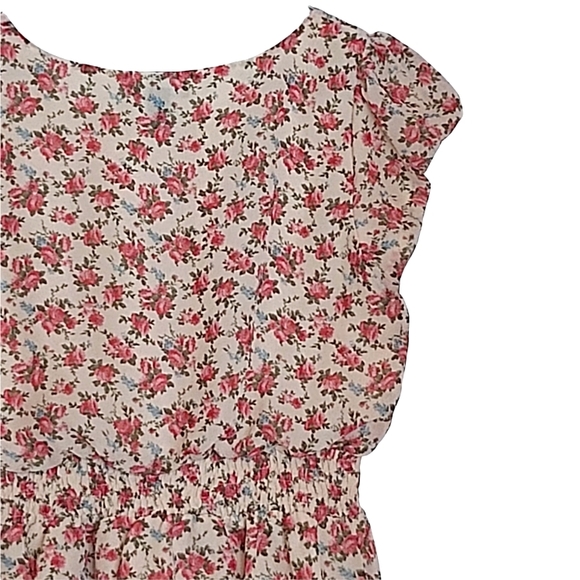 Forever 21 Floral Smocked Babydoll Top - Picture 8 of 16